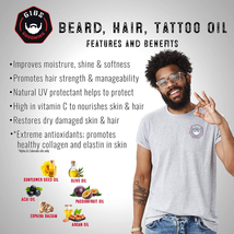 GIBS Grooming Alpha Male Beard, Hair & Tattoo Oil, 1 fl oz image 4
