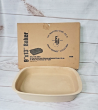 The Pampered Chef Stoneware 9&quot; x 13&quot; Baker Rectangular #1430 Made In USA - $42.99