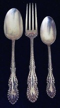 1910 issue Wm. A. Rogers A1 Silverplate - "Elberon" pattern - 3 piece setting - $24.70