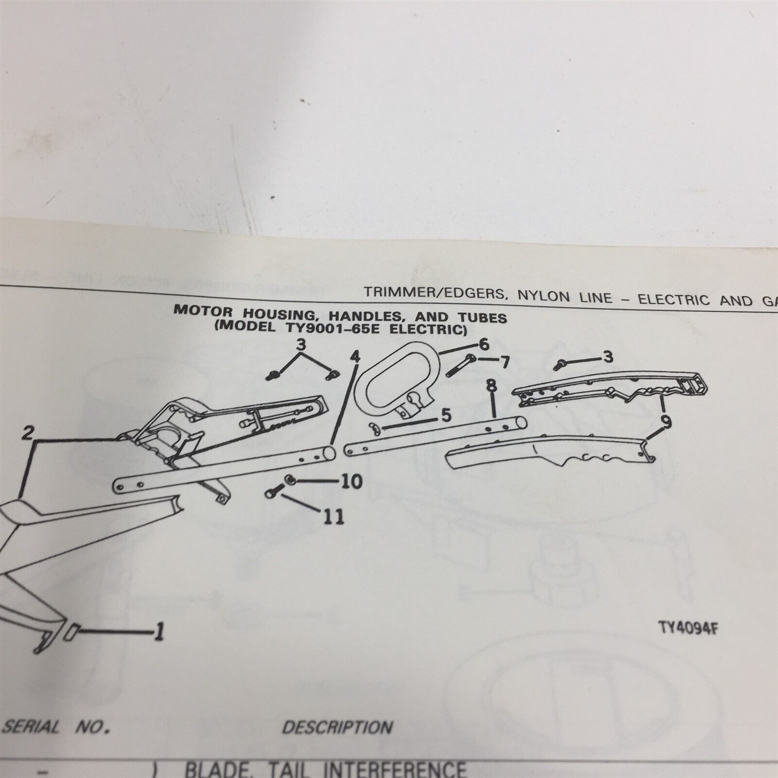Genuine John Deere Nylon Line Trimmer Edgers Parts Catalog PC1565 1978
