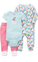 Carter's Baby Girls' 3 Piece Kitty Sleep and Play Set Size P-New-Ships N 24h - $22.65