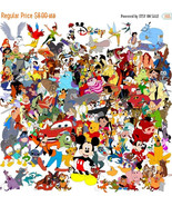 counted cross stitch pattern All characters of Disney 496*496 stitches B... - $3.99