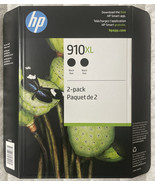 HP 910XL Black High Yield Ink Cartridges 3JB42BN 2 x 3YL65AN Exp 2024+ R... - $68.29