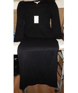 The Nines By Hatch Size Sm Maternity Black Maxi Dress 19&quot; Sleeve 48&quot; Lon... - $18.99