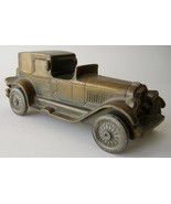 Vintage 1927 Lincoln Brougham Banthrico Car Coin Bank Metal Automobile - $25.00
