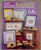 14 Pages-Cross Stitch Baby Boomer BABIES-Wash And Wear Babies Growing Up-Kids - $9.99