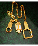 Gold filled Watch Chain Art deco Vintage Personalized JM initial Letter ... - $165.00