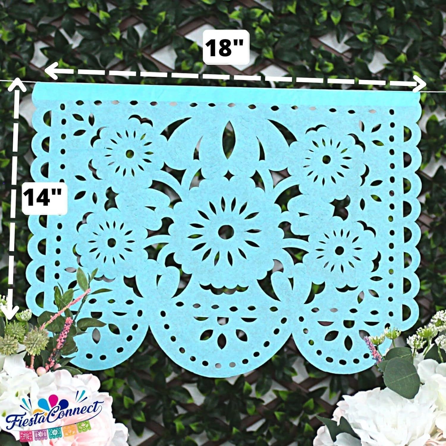 Pastel Papel Picado Banner for Parties, Neutral/Pastel Party Decorations - Perfe