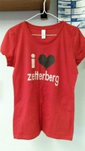 NHL Detroit Red Wings &quot;I Heart Zetterberg&quot;  Youth Girl&#39;s Tee - $25.99