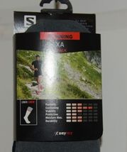 Salomon C13379 Running XA Crew Socks 2 Pair Night Sky Quiet Shade Colors XL image 2