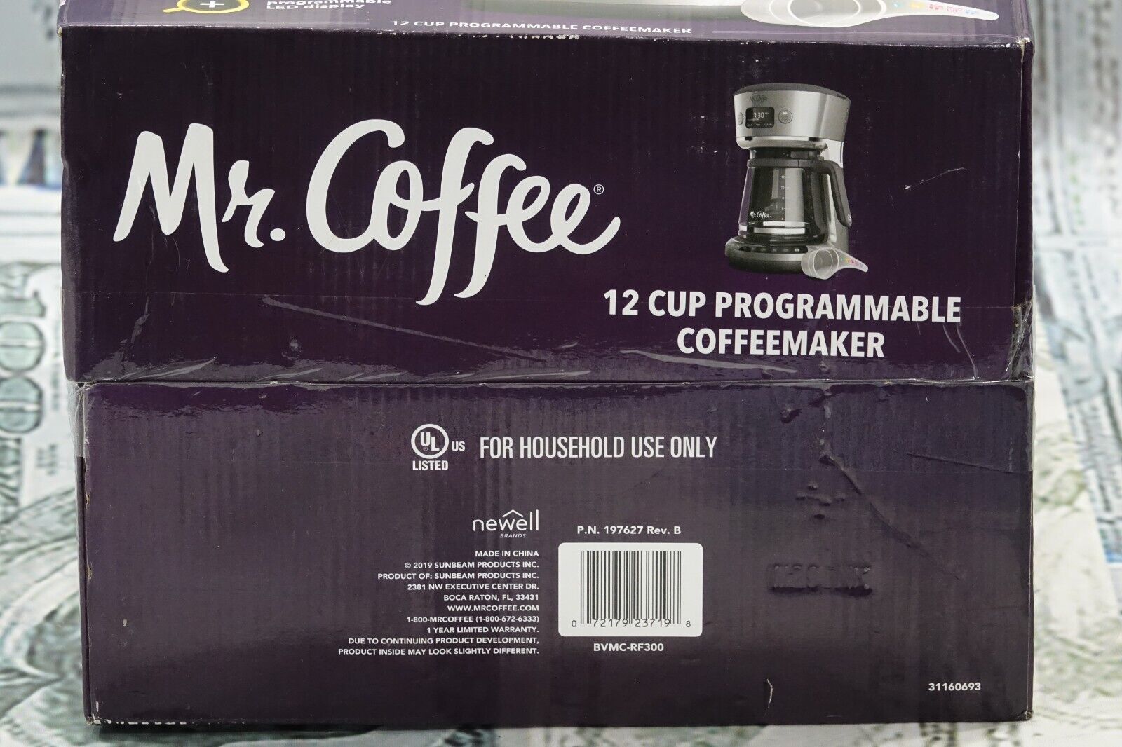 31160693 Mr. Coffee - Easy Measure 12-Cup Coffee Maker - Silver