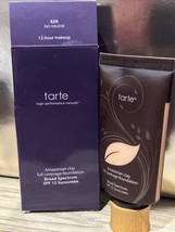 Tarte Amazonian Clay 16 Hour Foundation 42N Tan Neutral NEW &amp; SEALED - $21.77