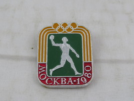 1980 Summer Olympic Games Pin - Track and Field Event Pin - Stamped Pin - $19.00