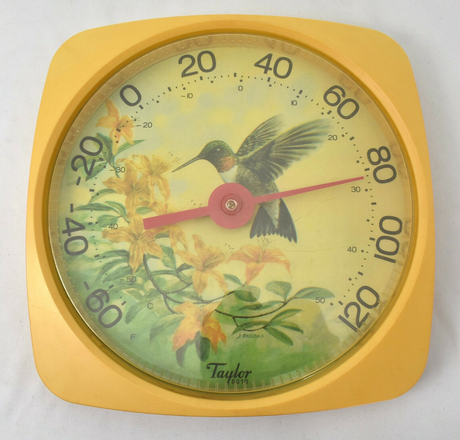 Thermometer Wall Decor - Hummingbird - The Old Farmer's Store