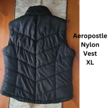 Aeropostle Ladies Vest Black with Pink Interior Size XL USED image 2