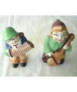 Vintage Boy and Girl Musicians Ceramic Figures Occupied Japan - $24.99