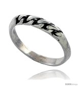 Size 6.5 - Sterling Silver Rope Wedding Band  - $15.48