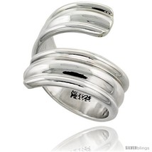 Size 12 - Sterling Silver Spoon Ring Handmade High Polish, 7/8 in  - $65.14