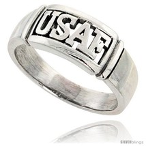 Sterling silver united states air force usaf ring 3 8 in wide thumb200