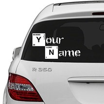 (12'' x 6'') Custom Personalized Vinyl Decal Text in Breaking Bad Style / Nam... - $11.20