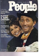 People Magazine Kathy &amp; Bing Crosby December 16, 1974 - $14.80