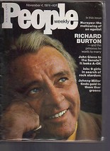 People Magazine Richard Burton November 4, 1974 - $14.80