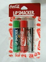 Lip Smacker Coca-Cole Lip Balm 3 Pack Flavor Coca-Cole Spite Barq's net wt .42oz - $17.99