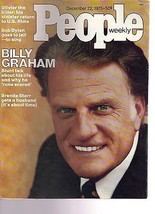 People Magazine Billy Graham December 22, 1975 - $14.80