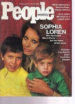 People Magazine Sophia Loren February 2, 1976 - $14.80