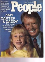 People Magazine Amy Carter &amp; Daddy July 19, 1976 - $14.80