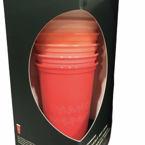 Starbucks Holiday Winter 2021 Color Changing Reusable Hot Cups 6 pack.