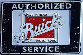 Authorized Buick Service Embossed Metal Sign - $19.95