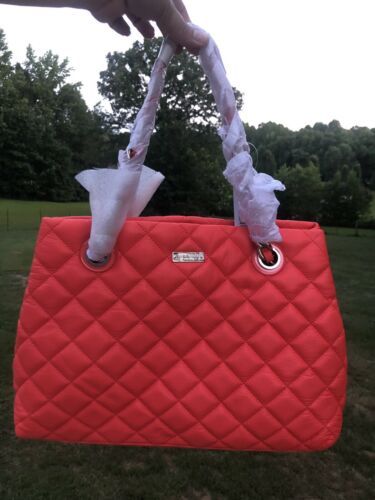 Kate Spade Bright Pink/Coral Crossbody Purse Satchel Detached Strap and  Handles | eBay