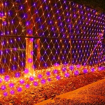 Halloween 200 Led Net Lights, 9.8 Ft X 6.6 Ft Connectable Mesh Lights Wi... - $33.99