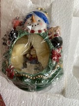 snowman roly poly San Francisco music box company New In Box - $98.99