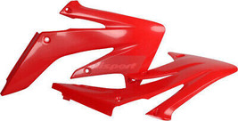 Polisport CR Red Radiator Shrouds for 2004-2009 Honda CRF250RMfg Fit/Not... - $54.99