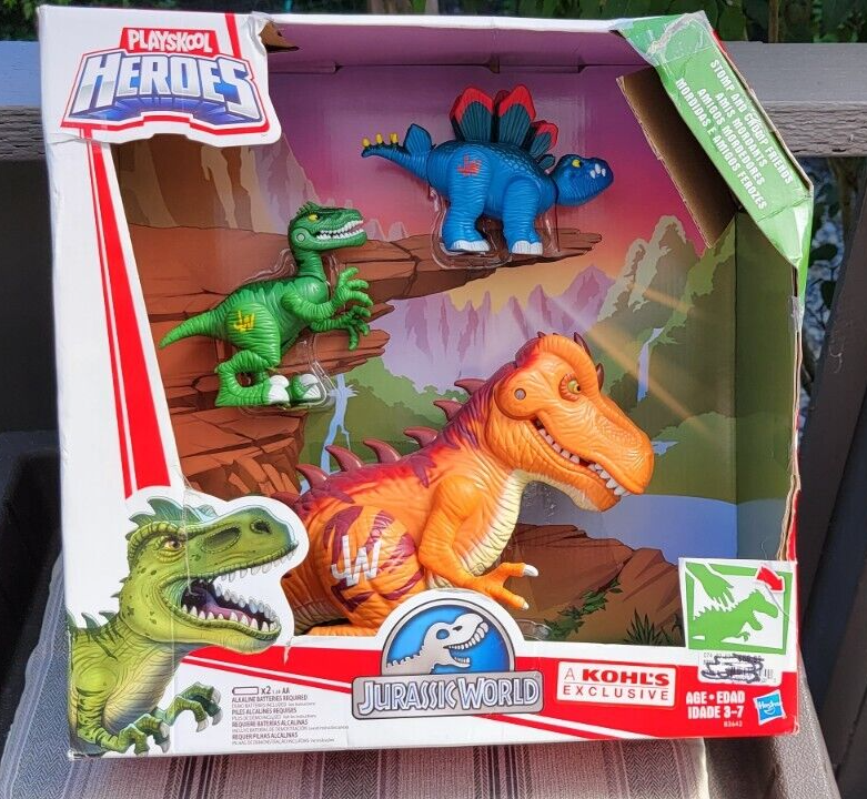 JURASSIC WORLD Kohl's PLAYSKOOL HEROES Stomp & Chomp DINOSAURS NEW