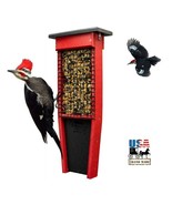 PILEATED WOODPECKER FEEDER - Double Suet Cake Hanger with Tail Prop Amis... - $79.97+