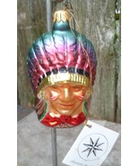 Christopher Radko "Indian Joe" Christmas Ornament - $35.00