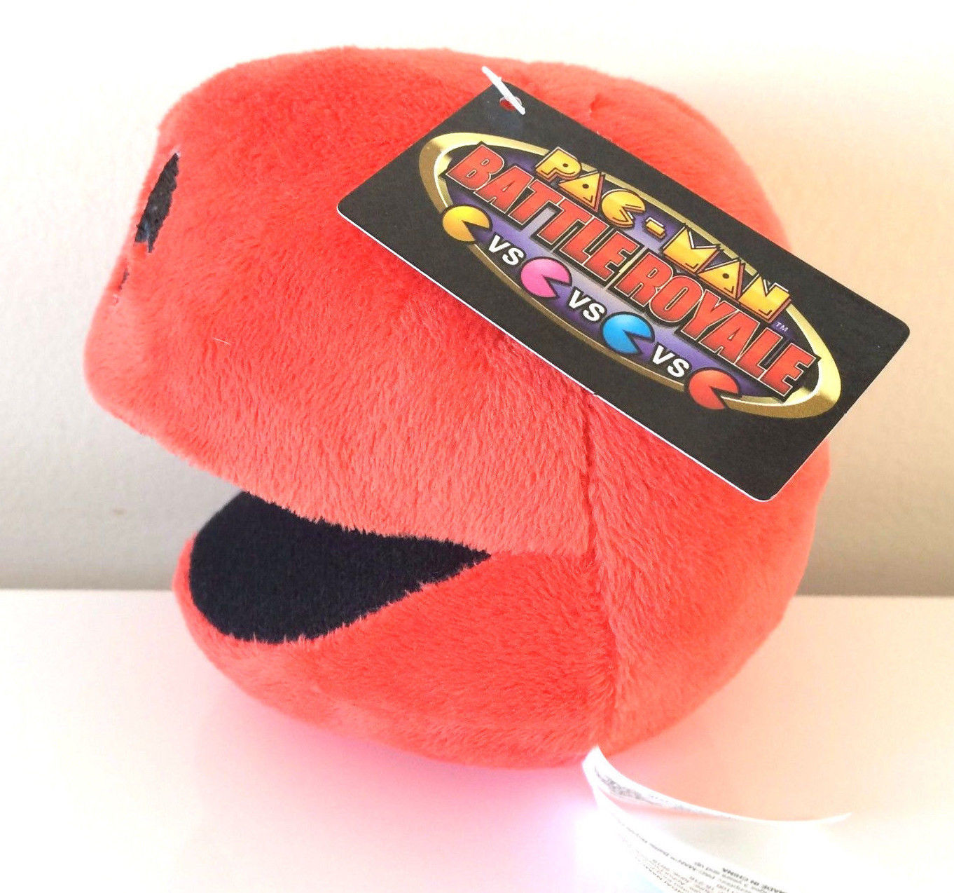 Pac-Man Plush 5 '' . Brand New Red Pac-Man. Stuffed Soft Toy. USA ...