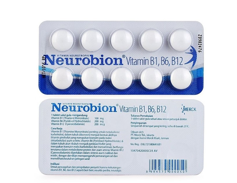 NEUROBION Vitamin B1,B6 & B12 Nerve Relief Numbness Tingling 60's