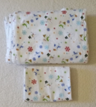 Christmas Snowman flat Sheet twin Flat Sheet +   Pillowcase - $28.04