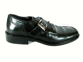Johnston Murphy Black Leather Monk Strap Dress Loafers Shoes Men's 10 M (SM2) - $62.99