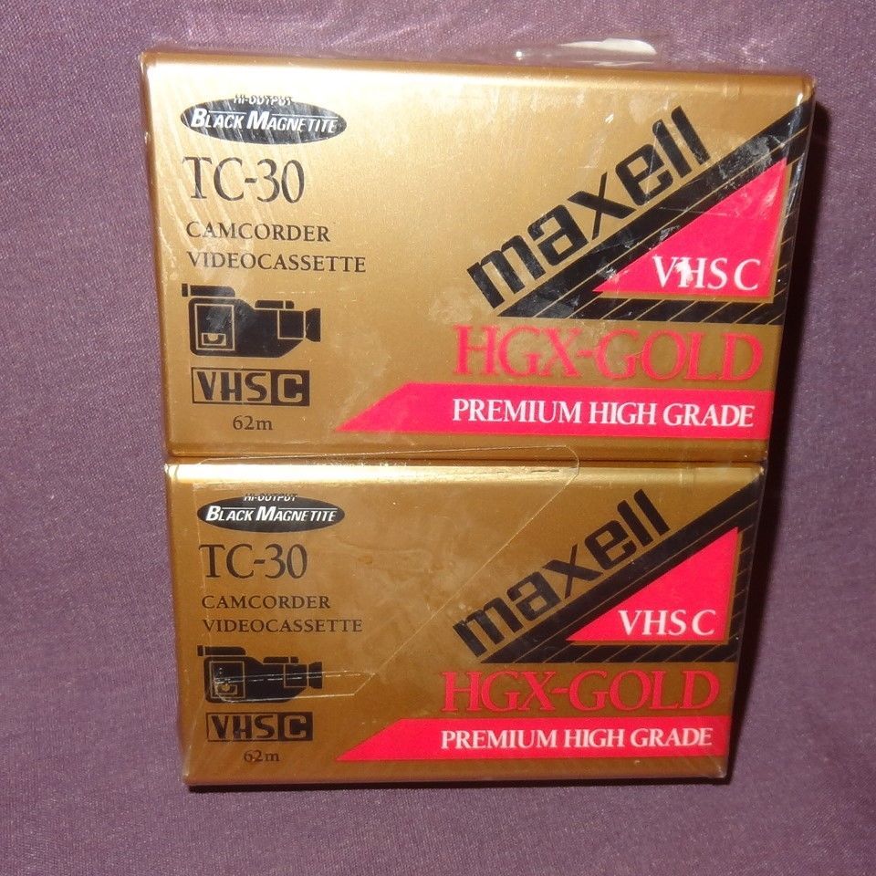 New 2 Pack Maxell TC-30 VHS-C Camcorder and 50 similar items