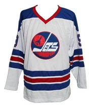 Any Name Number Winnipeg Jets Wha Hockey Jersey White Bobby Hull Any Size image 4