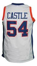 Thad Castle #54 Blue Mountain State Basketball Jersey Sewn White Any Size image 2