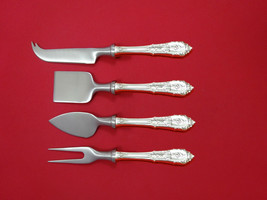 Rose Point by Wallace Sterling Silver Cheese Serving Set 4 Piece HHWS  Custom - $257.50