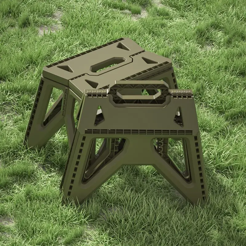 Promotional Aluminium Alloy Folding Stool Portable Storagable