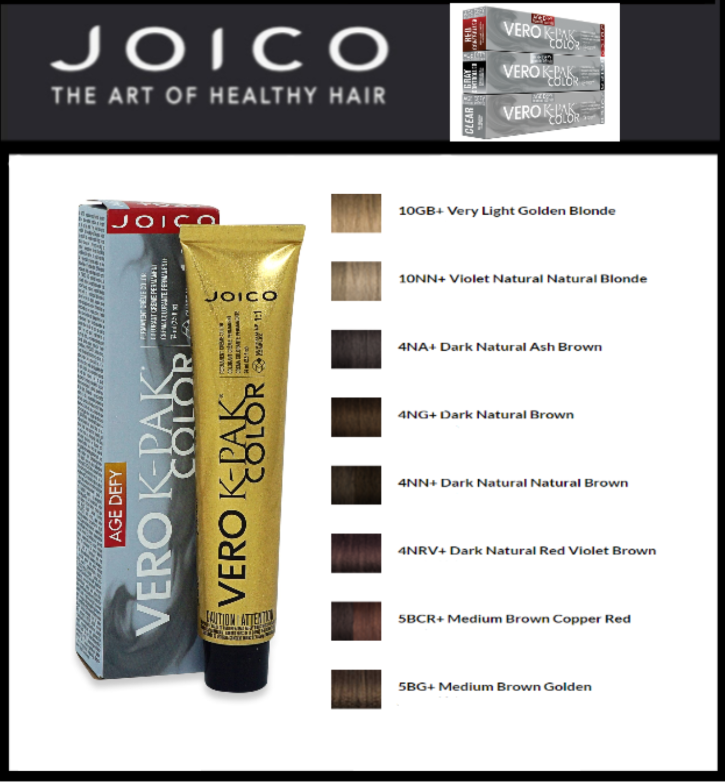 Joico Vero KPak Age Defy Color Hair Color