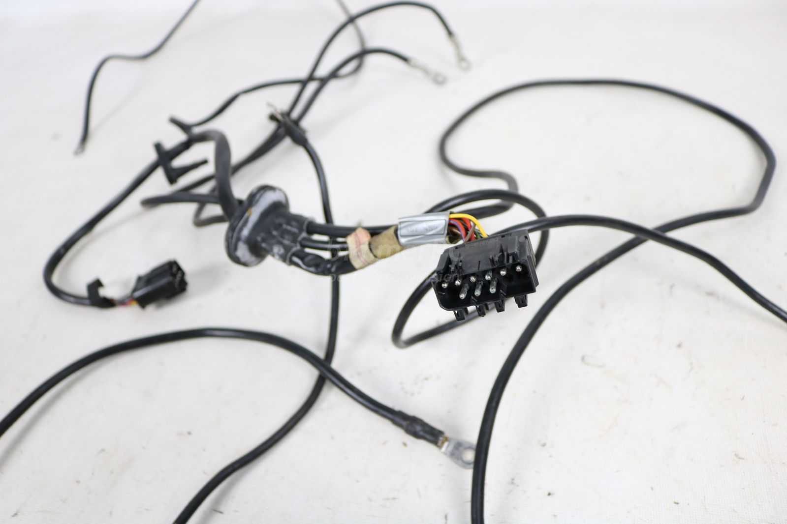 BMW E34 525i Battery Transmission Cable Wiring Harness M50 1991 OEM